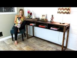 30 console table easy diy project