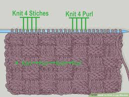 3 Ways To Knit A Lap Blanket Wikihow