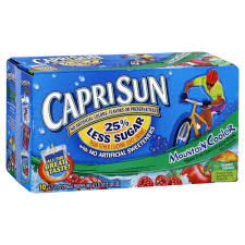 capri sun juice drink mountain cooler