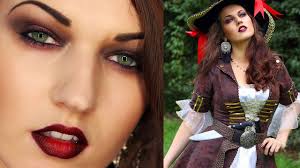 y pirate halloween look makeup hair