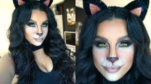 feline glam halloween makeup tutorial