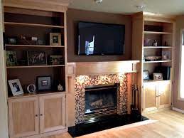 Built In Shelving Fireplace Mantel