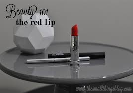 beauty 101 the red lip the small