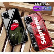 Speck gemshell iphone 11 case colorful bumper: Casing Iphone 11 Pro Max Supreme Case Tempered Glass Back Cover Silicon Edge Cover Casing Shopee Philippines
