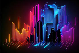 gamer wallpaper neon glow light