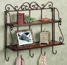 Wrought Iron Wall Rack With Hook Wall