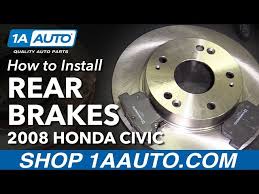 how to replace rear brake pads rotors