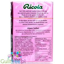 ricola alpen salbei sugar free cans