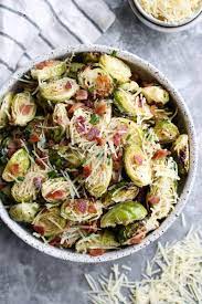 parmesan roasted brussels sprouts with