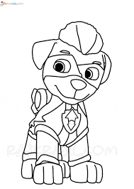 When their latest scheme goes awry, mayor humdinger and his nephew the meteors golden energy grants the paw patrol superpowers. Paw Patrol Coloring Pages 120 Pictures Free Printable
