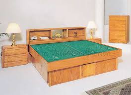 California king free flow waterbed mattress. Oak Waterbed Bedroom Furniture Group Tulip