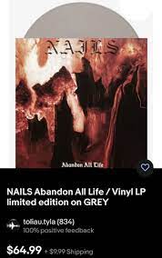 nails abandon all life vinyl lp