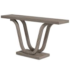 Wood Rectangle Console Table