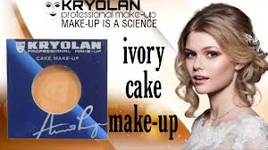 kryolan cake make up ivory