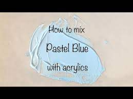 How To Make Pastel Blue Color