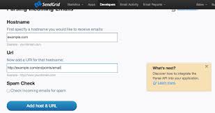 handle incoming email with sendgrid