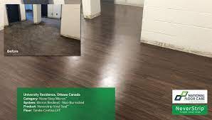 It is proved that the flooring strengthened by uv paint has a high resistance to wear. Seal Lvt Seams With Neverstrip Vinyl Seal A Neverstrip Micron Coating For Vinyl And Linoleum Floors