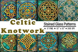 Celtic Knotwork Stained Glass Patterns
