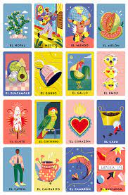 Select the landscape page layout when printing for best results. Celebrating Loteria