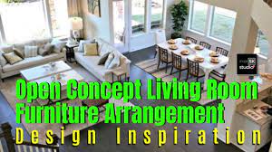 open concept living room furniture