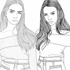 Share tweet share pin email. Aesthetic Bff Tumblr Girl Coloring Pages Novocom Top