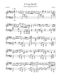 Tunggu sampai proses download selesai. Naruto Shippuden U Can Do It Piano Sheet Music For Piano Solo Musescore Com