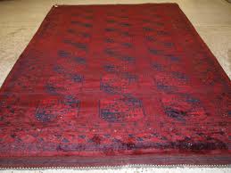 old red afghan carpet with traditional