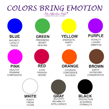 41 Problem Solving Emotion Colors Chart