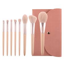 8pcs makeup brush set with foundation