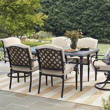 Outdoor dining sets offer a variety of options for comfort. Patio Dining Furniture Patio Furniture The Home Depot