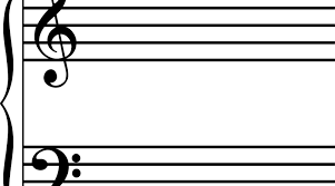 Different Octaves Marked In Music Staff