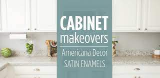 Cabinet Painting With Satin Enamels