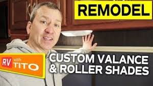 Check spelling or type a new query. Rv Remodel Custom Window Shades And Valances Youtube