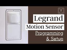 legrand motion sensor light switch