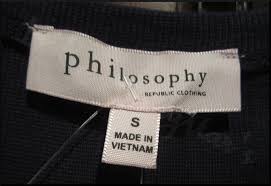 Philosophy Di Alberta Ferretti Asymmetrical Hem Overlay Piece Knit Style No 3168032 Navy Sweater