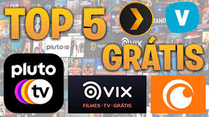 top 5 serviços de streaming grÁtis