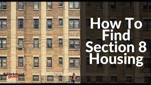how to find section 8 housing you
