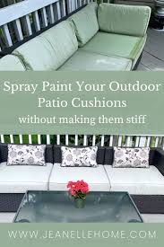 Spray Paint Your Outdoor Patio Cushions