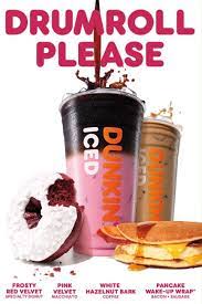New Items Coming To Dunkin gambar png