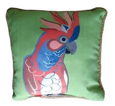 Allen Roth Outdoor Pillow Parrot Bird