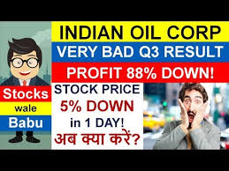 Indian Oil Q3 Result Net Profit 88 Down Ioc Share Price 5