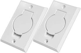 central vacuum standard white inlet