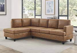 Piece Vegan Leather Sectional