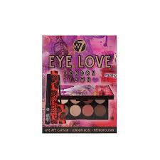 w7 makeup eye love london town gift