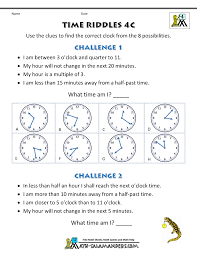 Browse if your students find the game easy, make it more interesting by not letting them say yes or no. Time Word Problems Worksheets Time Riddles Harder