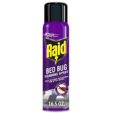 raid bed bug foaming spray treatment