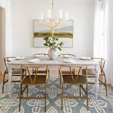 how to size a rug for your dining room
