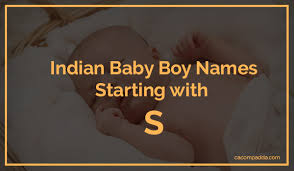 indian baby boy names starting with s