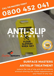 anti slip treatment slippery tiles