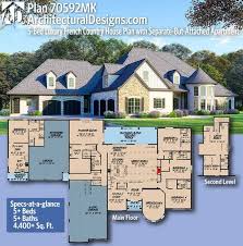 5 Bed Luxury French Country House Plan